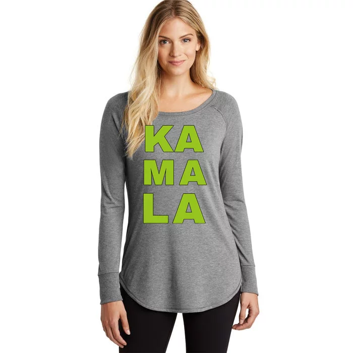 Ka Ma La Vote 2024 La Aka Kamala Harris For President Women's Perfect Tri Tunic Long Sleeve Shirt