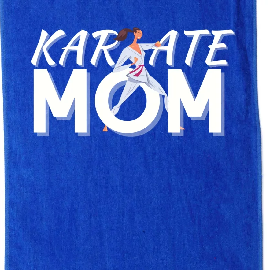 Karate Mom Martial Arts Cool Strong Mom Funny Gift Platinum Collection Golf Towel