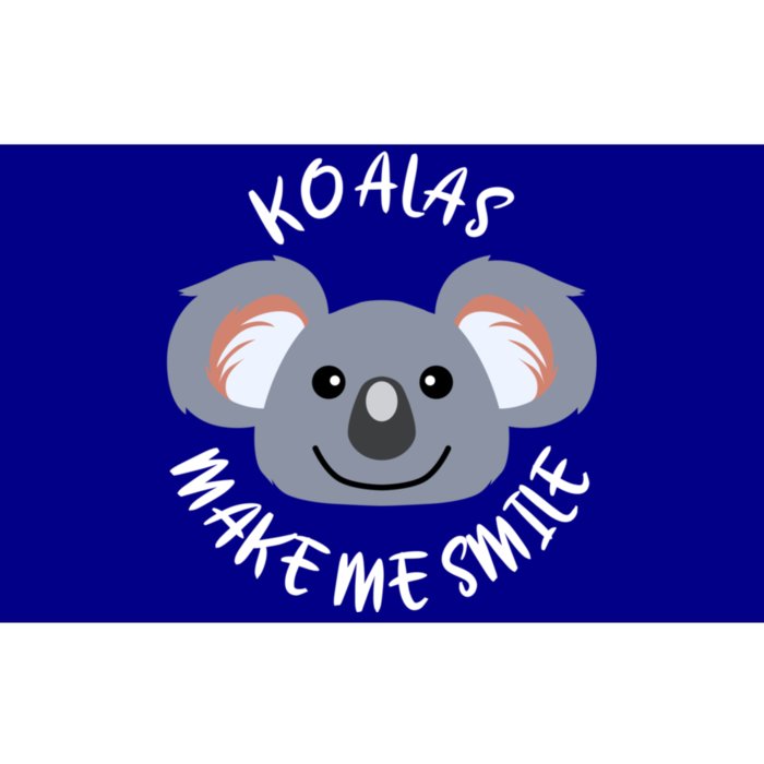 Koalas Make Me Smile Eucalyptus Bear Gift Bumper Sticker