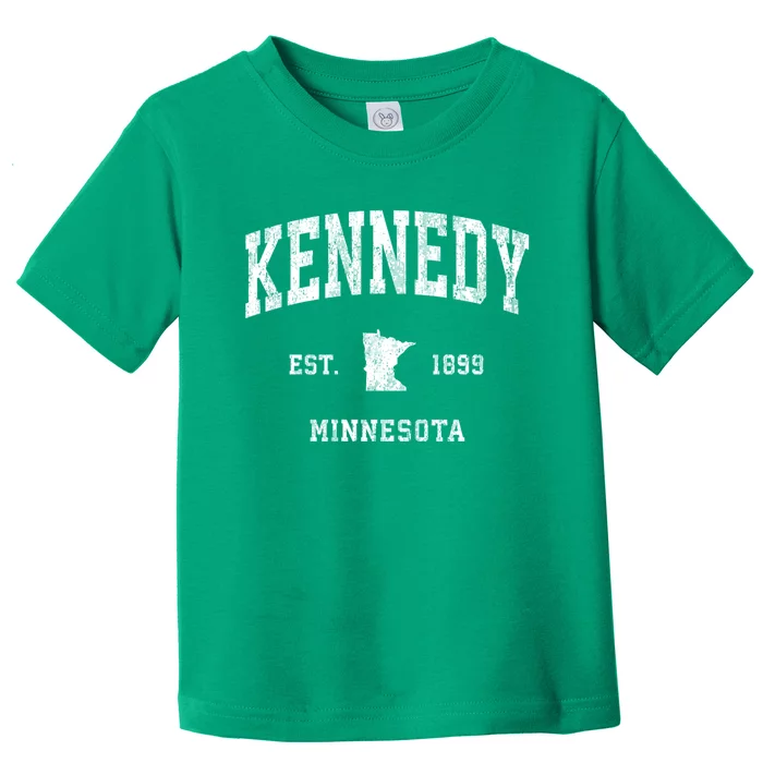 Kennedy Minnesota Mn Vintage Athletic Sports Toddler T-Shirt