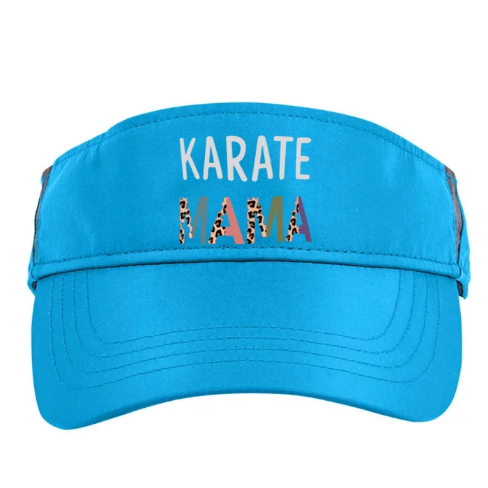 Karate Mama Martial Art Women Gift Funny Karate Mom Adult Drive Performance Visor