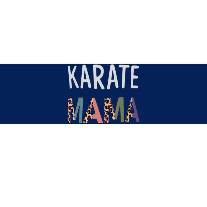 Karate Mama Martial Art Women Gift Funny Karate Mom Bumper Sticker