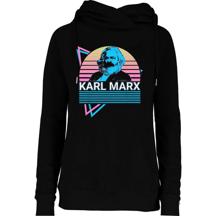 Karl Marx Marxism Communism Communist Socialism Socialist Womens Funnel Neck Pullover Hood