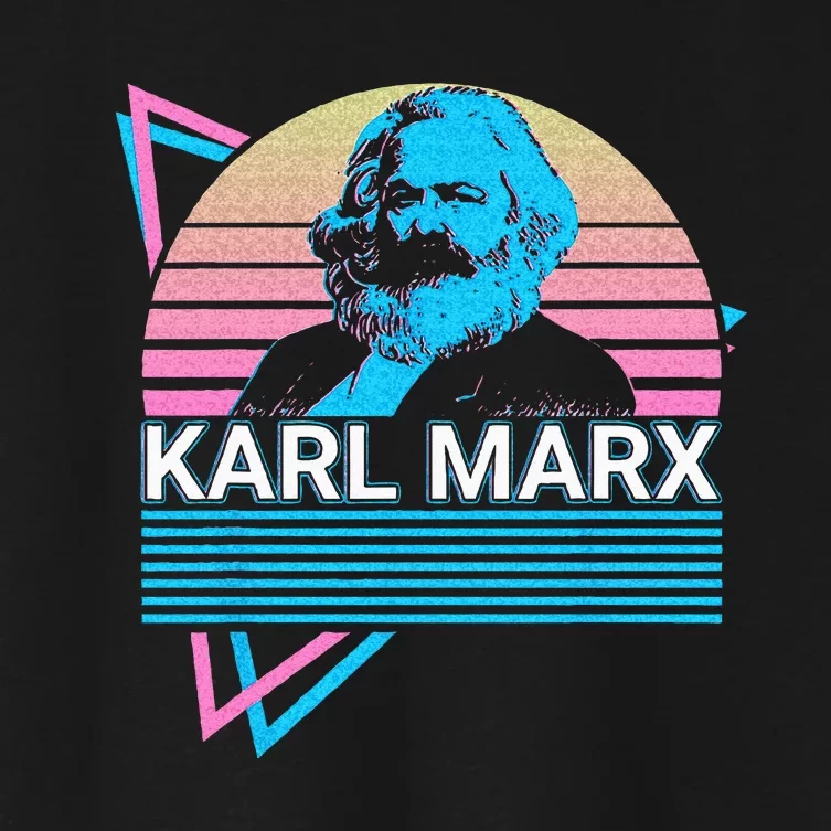 Karl Marx Marxism Communism Communist Socialism Socialist Women's Crop Top Tee