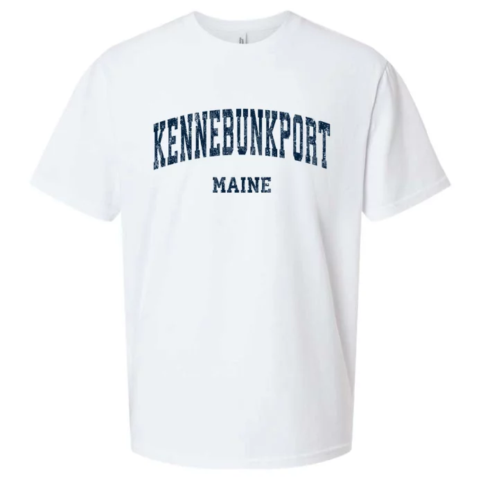 Kennebunkport Maine Me Vintage Varsity Sports Sueded Cloud Jersey T-Shirt