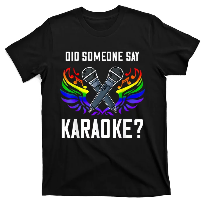 Karaoke Microphone Machine Music Singer T-Shirt