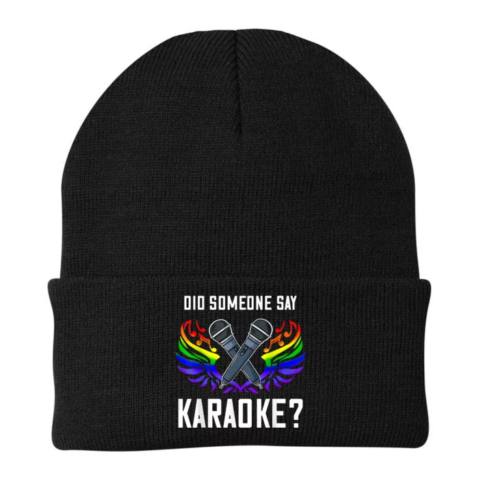 Karaoke Microphone Machine Music Singer Knit Cap Winter Beanie