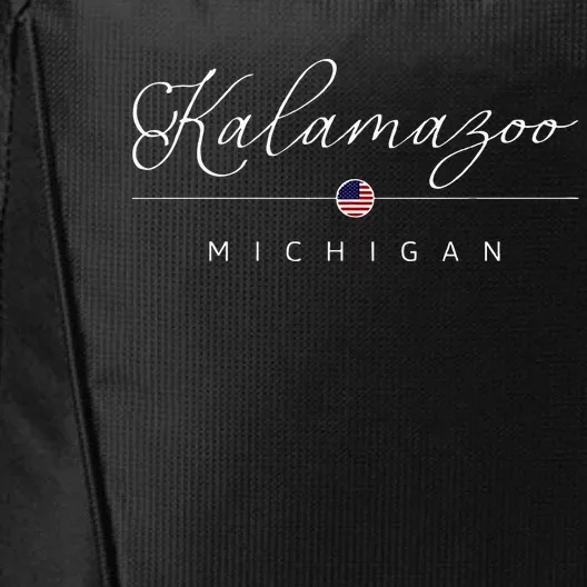 Kalamazoo Michigan Mi On Kalamazoo City Backpack