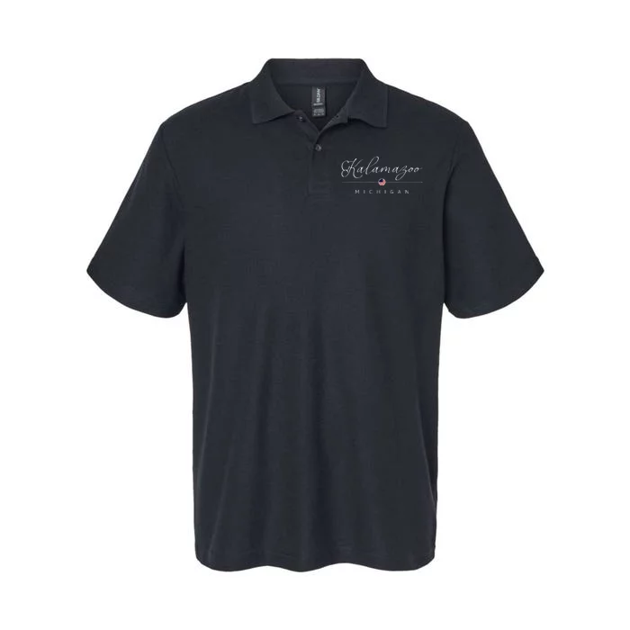 Kalamazoo Michigan Mi On Kalamazoo Softstyle Adult Sport Polo