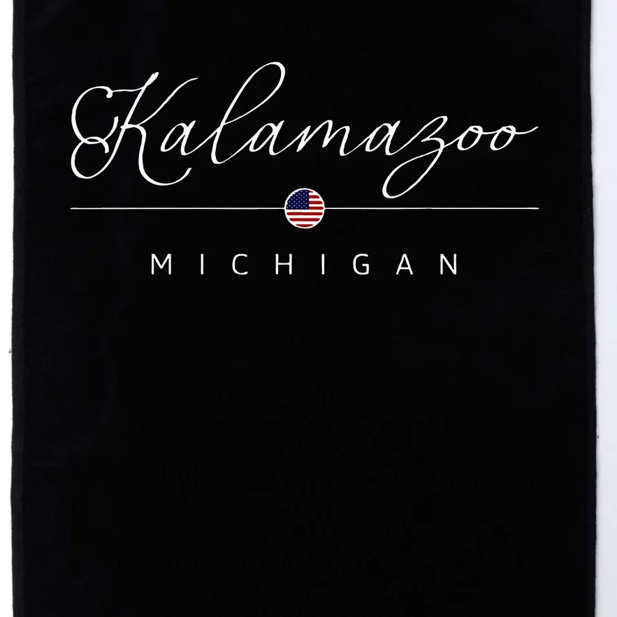 Kalamazoo Michigan Mi On Kalamazoo Platinum Collection Golf Towel