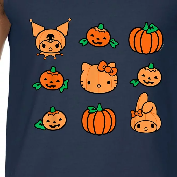 Kitty My Melody Kuromi Pumpkins Halloween Comfort Colors® Tank Top