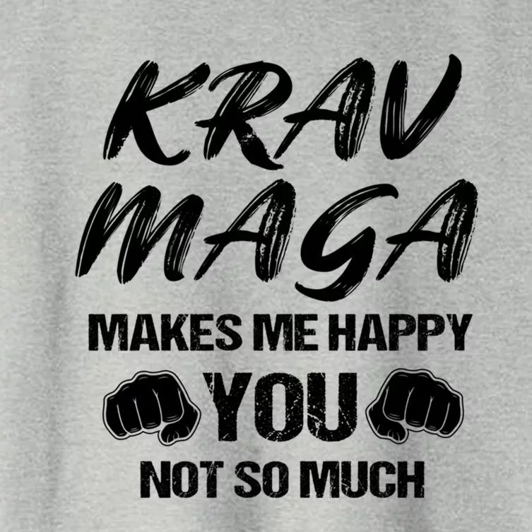 Krav Maga Mixed Martial Arts Mma Self Defense Contact Combat Gift Women's Crop Top Tee