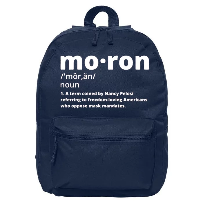 Kevin McCarthy Moron 16 in Basic Backpack