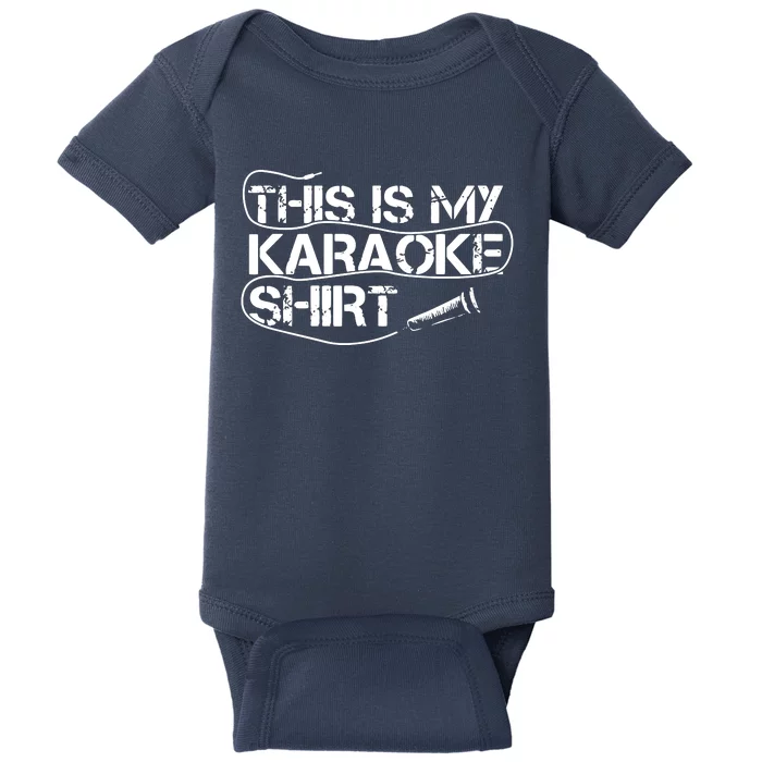 Karaoke Men Music Song Singer Women Singing Baby Bodysuit