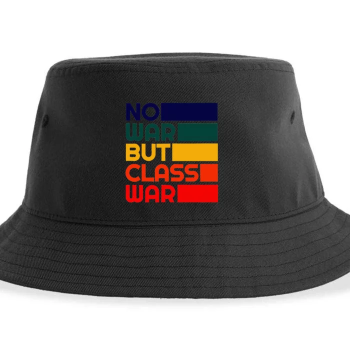 Karl Marx No War But Class War Radical Leftist Sustainable Bucket Hat