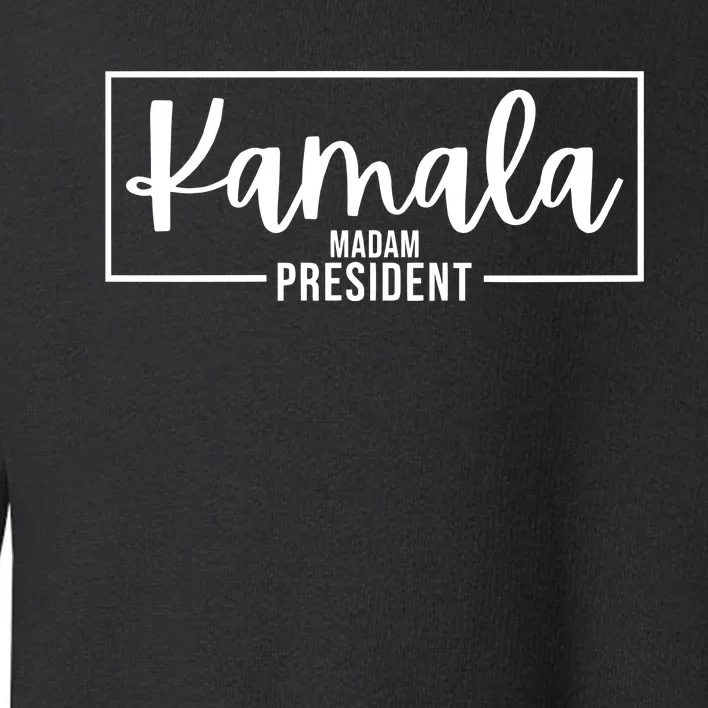 Kamala Madam President Toddler Sweatshirt