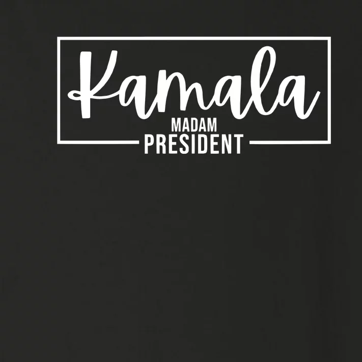 Kamala Madam President Toddler Long Sleeve Shirt