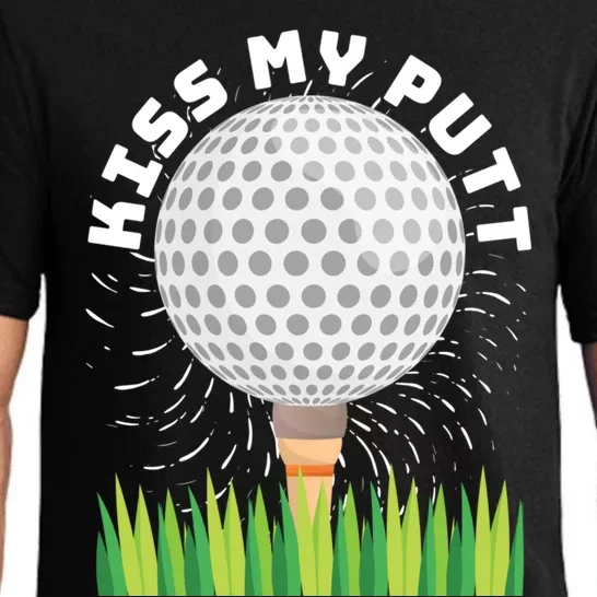 Kiss My Putt For Golfers Funny Gift Pajama Set