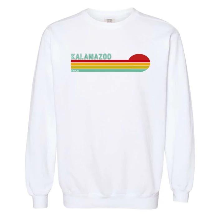 Kalamazoo Michigan Retro Garment-Dyed Sweatshirt