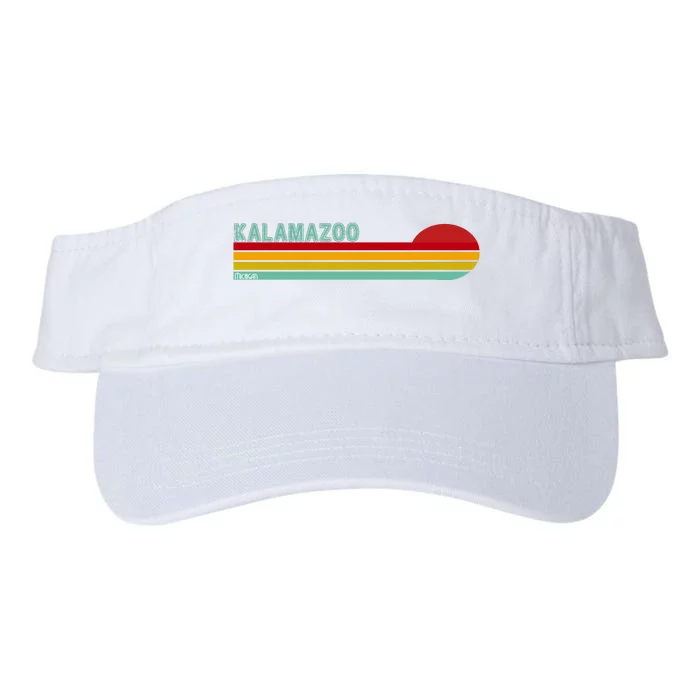 Kalamazoo Michigan Retro Valucap Bio-Washed Visor