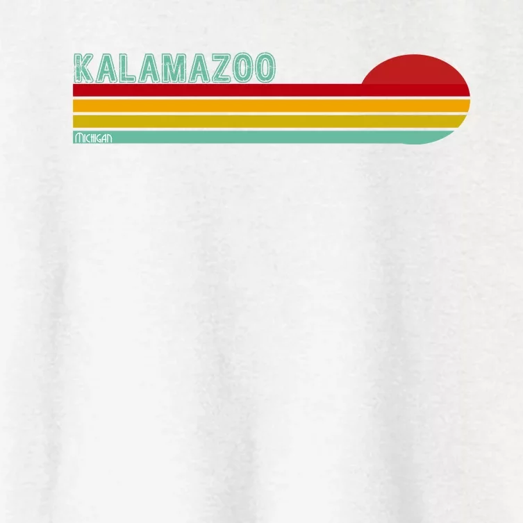 Kalamazoo Michigan Retro Women's Crop Top Tee