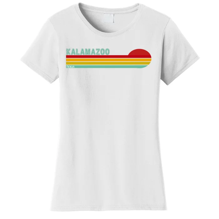 Kalamazoo Michigan Retro Women's T-Shirt