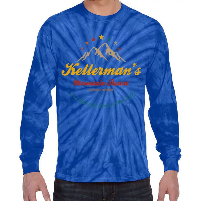 KellermanS Mountain Resort IVe Had The Time Of My Life Tie-Dye Long Sleeve Shirt