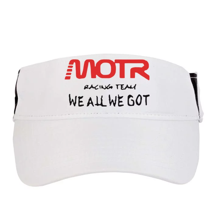 Kidcudi Motr Racing Team We All We Got Adult Drive Performance Visor