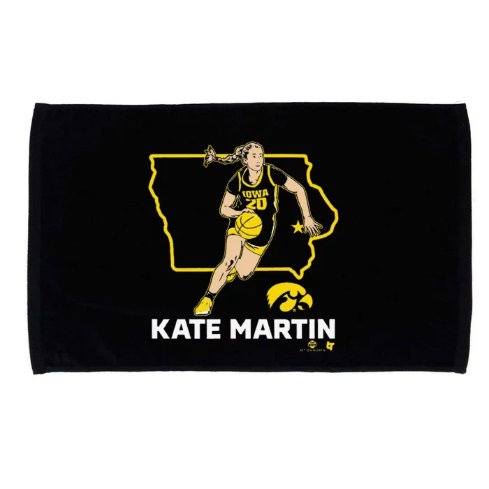 Kate Martin State Star Iowa Basketball Microfiber Hand Towel