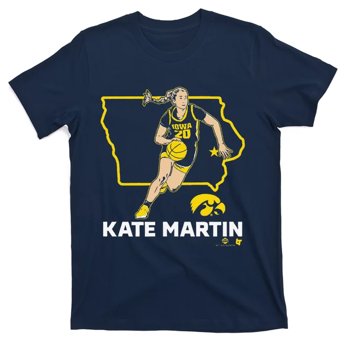 Kate Martin State Star Iowa Basketball T-Shirt