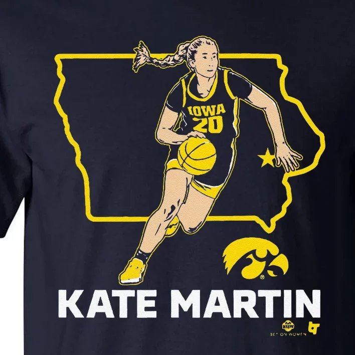 Kate Martin State Star Iowa Basketball Tall T-Shirt