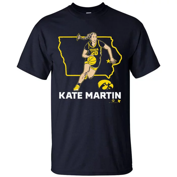 Kate Martin State Star Iowa Basketball Tall T-Shirt