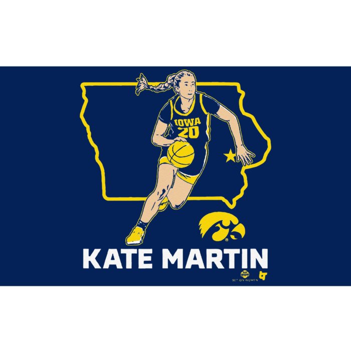 Kate Martin State Star Iowa Basketball Bumper Sticker