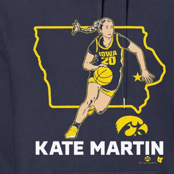 Kate Martin State Star Iowa Basketball Premium Hoodie