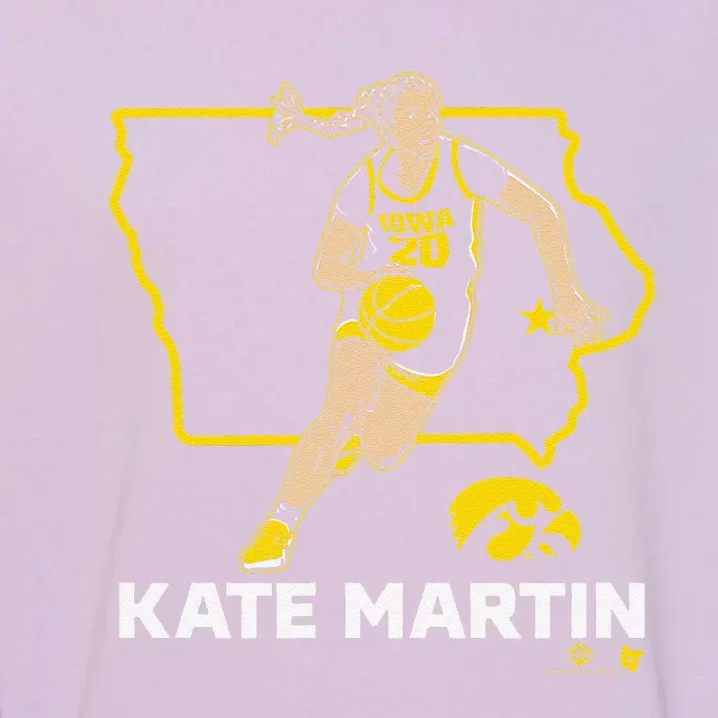 Kate Martin State Star Iowa Basketball Garment-Dyed Sweatshirt