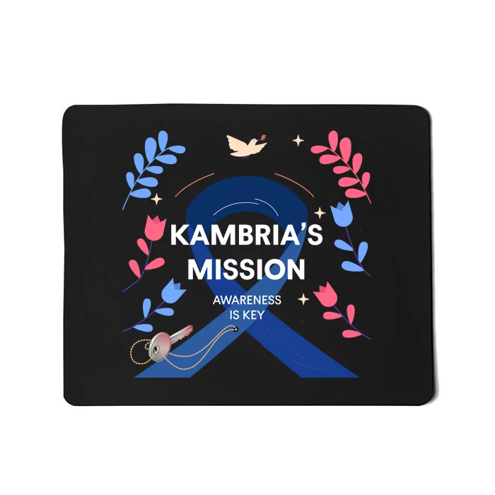 Kambria's Mission Sponsors & Friends Gear Front & Back Mousepad