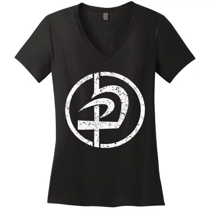 Krav Maga Symbol Women's V-Neck T-Shirt