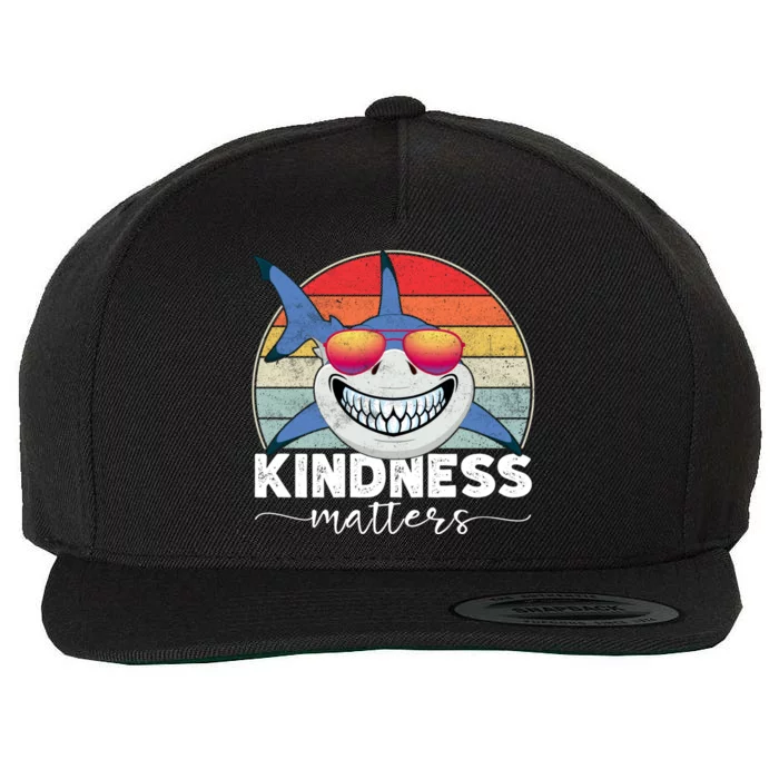 Kindness Matters Shark Unity Day Orange Anti Bullying Kids Wool Snapback Cap