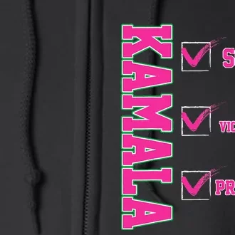 Kamala My Soror My President Kamala Harris 2024 President Full Zip Hoodie