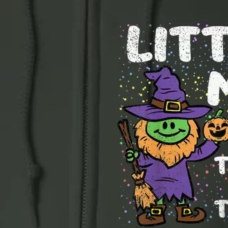 Kid Mr Trick Or Treat Halloween Costume Spooky Little Witch Full Zip Hoodie