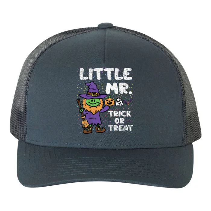 Kid Mr Trick Or Treat Halloween Costume Spooky Little Witch Yupoong Adult 5-Panel Trucker Hat