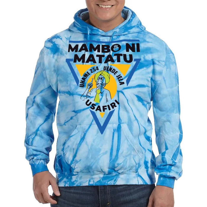 Kenyan Man Tiktok William Rutos Mambo Ni Matatu Tie Dye Hoodie