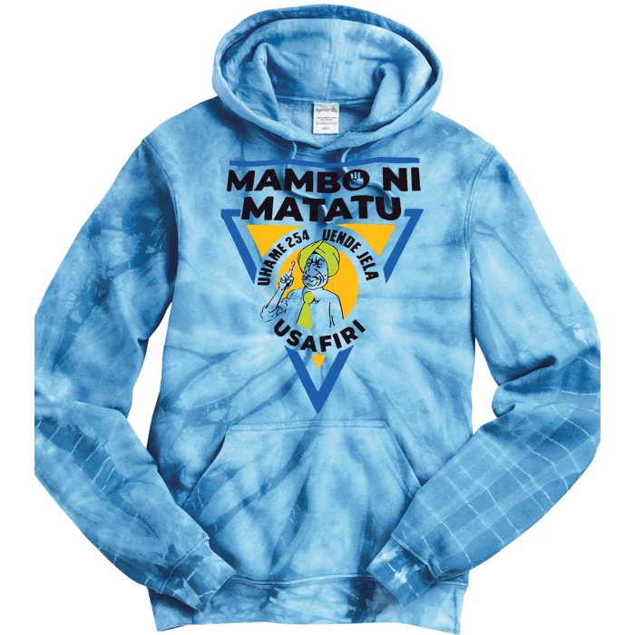 Kenyan Man Tiktok William Rutos Mambo Ni Matatu Tie Dye Hoodie