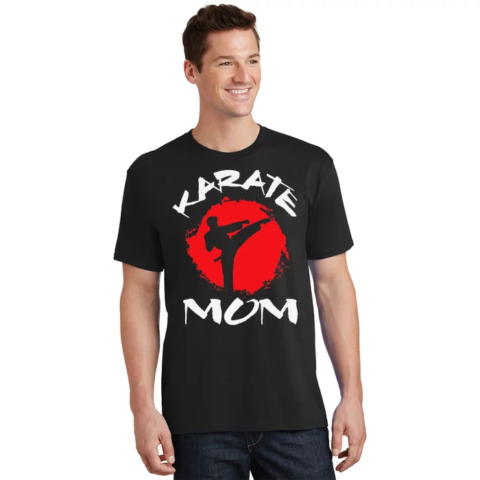 Karate Mom Vintage Martial Art Self And Defense Mother's Day T-Shirt