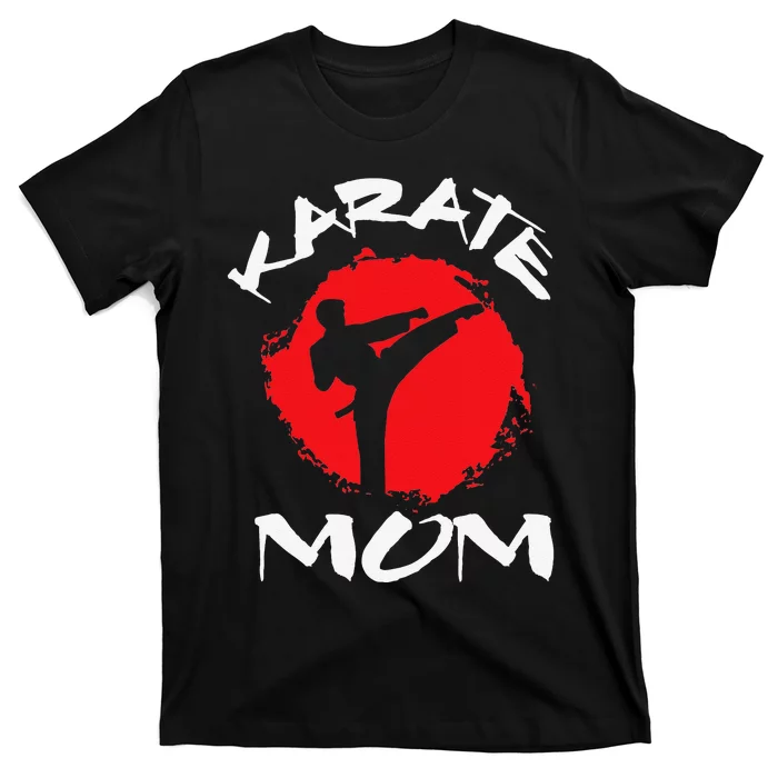 Karate Mom Vintage Martial Art Self And Defense Mother's Day T-Shirt