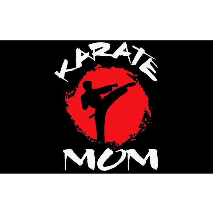 Karate Mom Vintage Martial Art Self and Defense Mother's Day Bumper Sticker