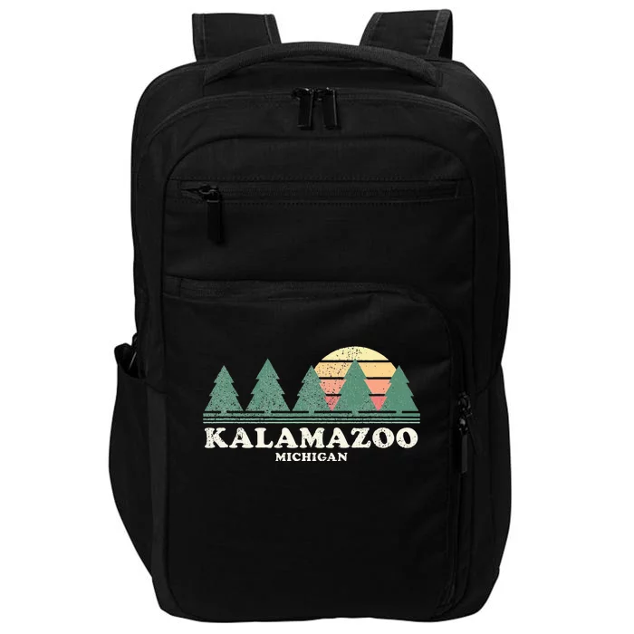 Kalamazoo Mi Vintage Throwback T.E.E Retro 70s Impact Tech Backpack