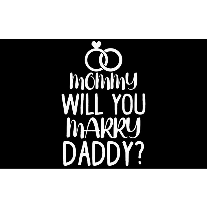 Kids Mommy Will You Marry My Daddy Funny Marriage Proposal Bumper Sticker