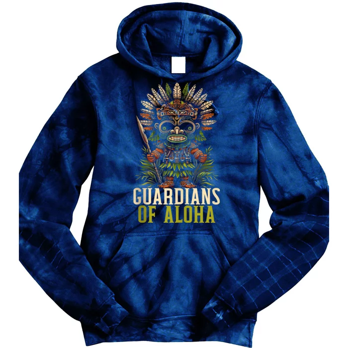 Kanaka Maoli Warrior Native Hawaiian Islands Hawaii Flag Tie Dye Hoodie