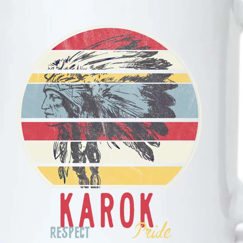 Karok Native American Indian Tribe Respect Pride Retro Sun Gift Black Color Changing Mug